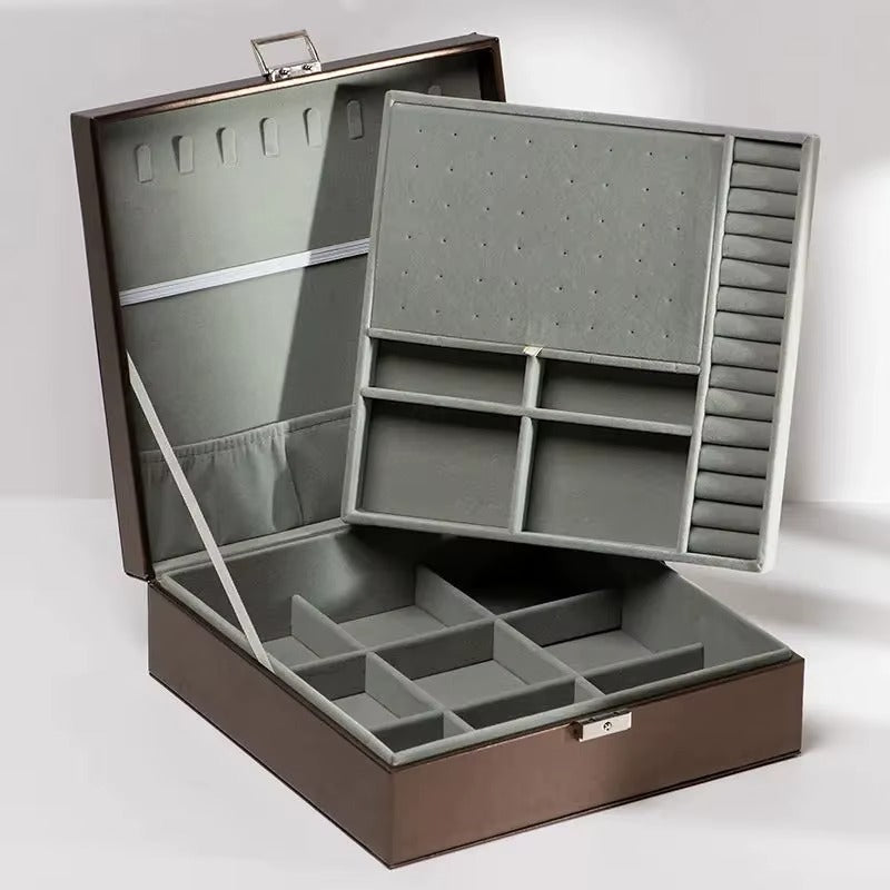 Joyero Organizador con Bandeja Extraíble Multifuncional XL