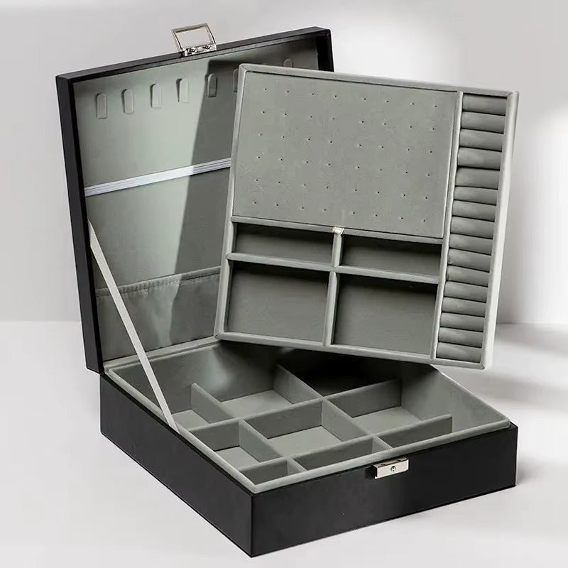 Joyero Organizador con Bandeja Extraíble Multifuncional XL