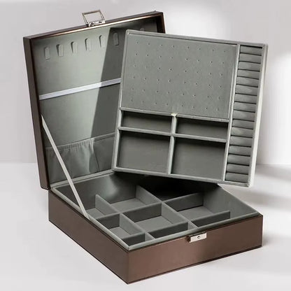 Joyero Organizador con Bandeja Extraíble Multifuncional XL