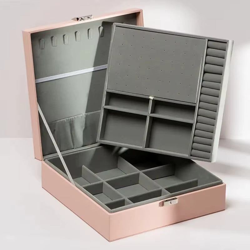 Joyero Organizador con Bandeja Extraíble Multifuncional XL