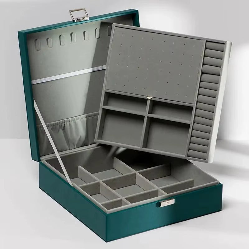 Joyero Organizador con Bandeja Extraíble Multifuncional XL
