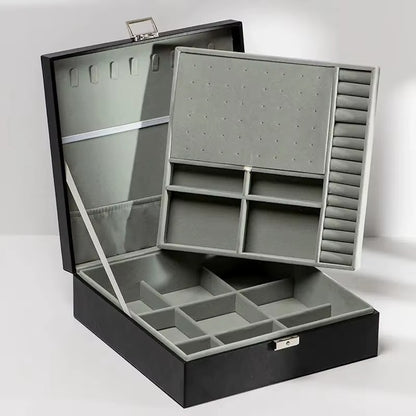 Joyero Organizador con Bandeja Extraíble Multifuncional XL